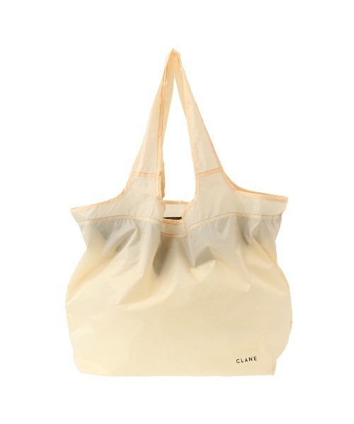 CLANE(クラネ)の「POCKETABLE MARKET BAG(エコバッグ/サブバッグ・レディース・オレンジ/アイボリー・FREE)」の11枚目の写真