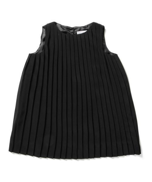 ARCH & LINE（アーチアンドライン）の「ARCH&LINE / プリーツ ワンピース (95～125cm)（ワンピース・キッズ・ブラック/ネイビー・105/95/125/115）」の3枚目の写真