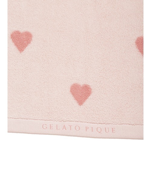 gelato pique（ジェラートピケ）の「ハート柄バスタオル（タオル