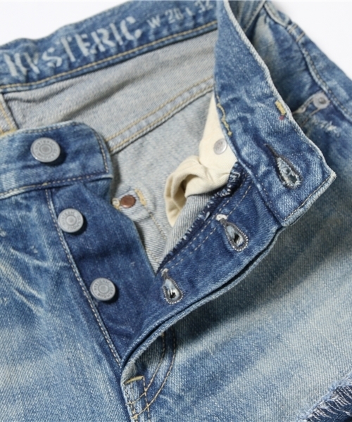 HYSTERIC GLAMOUR(ヒステリックグラマー)の「WPR加工デニム ストレートPT(デニムパンツ・メンズ・インディゴブルー・30inch/28inch/34inch/29inch/32inch/31inch)」の5枚目の写真