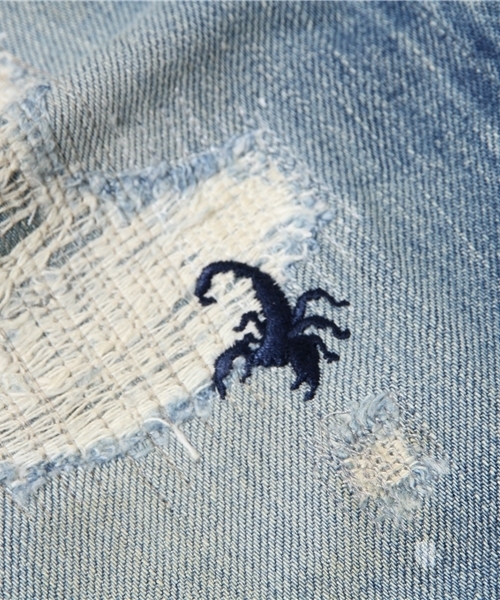 HYSTERIC GLAMOUR(ヒステリックグラマー)の「WPR加工デニム ストレートPT(デニムパンツ・メンズ・インディゴブルー・30inch/28inch/34inch/29inch/32inch/31inch)」の7枚目の写真