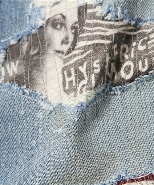 HYSTERIC GLAMOUR(ヒステリックグラマー)の「WPR加工デニム ストレートPT(デニムパンツ・メンズ・インディゴブルー・30inch/28inch/34inch/29inch/32inch/31inch)」の10枚目の写真