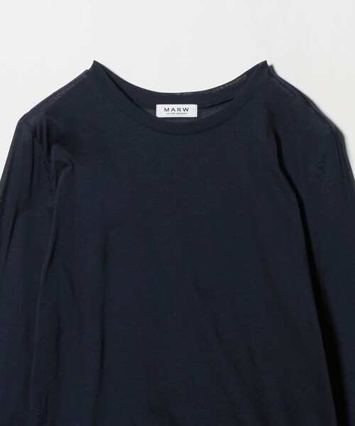 MARW UNITED ARROWS＞ハイゲージ ロングスリーブ プルオーバー