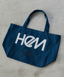 HeM(ヘム)別注ロゴトートバッグLサイズ