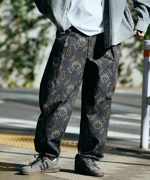 JOURNAL STANDARD relume デニムワイドギャザーパンツ