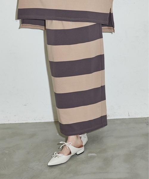 THE YOn（ザヨン）の「Wリボンフェイクレザーフラットミュール（サンダル・レディース・アイボリー/ブラック/ベージュ・37/38/39）」の19枚目の写真