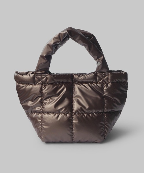 minia（ミニア）の「パフトート（ハンドバッグ・レディース・ブラウン/ブラック/アイボリー/シルバー・FREE）」の7枚目の写真