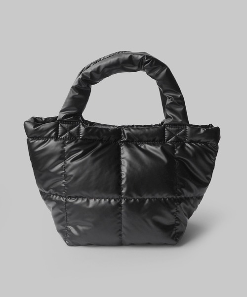 minia（ミニア）の「パフトート（ハンドバッグ・レディース・ブラウン/ブラック/アイボリー/シルバー・FREE）」の5枚目の写真