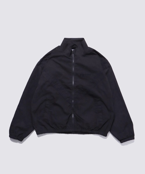 FIDELITY（フィデリティ）の「C/N OVER-DEYD TRAINING JACKET / トレーニングジャケット（ブルゾン・メンズ・ブラック/グレー・LARGE/X-LARGE/MEDIUM）」の9枚目の写真