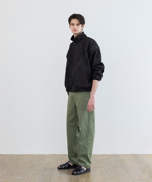 FIDELITY（フィデリティ）の「C/N OVER-DEYD TRAINING JACKET / トレーニングジャケット（ブルゾン・メンズ・ブラック/グレー・LARGE/X-LARGE/MEDIUM）」の15枚目の写真