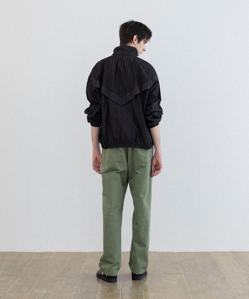 FIDELITY（フィデリティ）の「C/N OVER-DEYD TRAINING JACKET / トレーニングジャケット（ブルゾン・メンズ・ブラック/グレー・LARGE/X-LARGE/MEDIUM）」の16枚目の写真