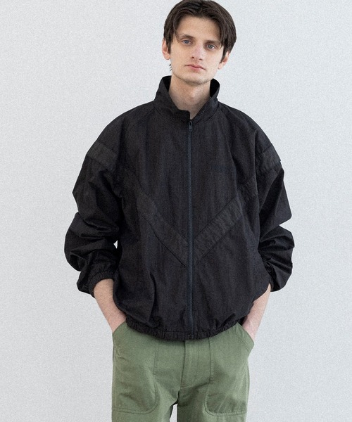 FIDELITY（フィデリティ）の「C/N OVER-DEYD TRAINING JACKET / トレーニングジャケット（ブルゾン・メンズ・ブラック/グレー・LARGE/X-LARGE/MEDIUM）」の10枚目の写真
