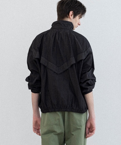 FIDELITY（フィデリティ）の「C/N OVER-DEYD TRAINING JACKET / トレーニングジャケット（ブルゾン・メンズ・ブラック/グレー・LARGE/X-LARGE/MEDIUM）」の12枚目の写真