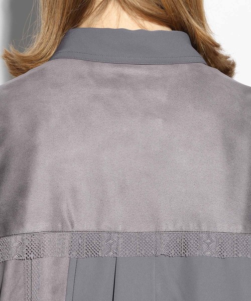 HARE（ハレ）の「イソザイレーステープシャツ(HARE)（シャツ/ブラウス・メンズ・グレー/ブラック・FREE）」の10枚目の写真