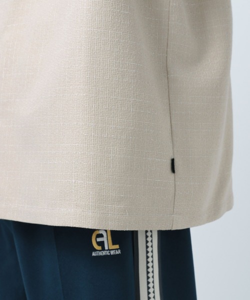 BAYFLOW(ベイフロー)の「バスケットウィーブシャツ(シャツ/ブラウス・メンズ・ブラック/ベージュ/ブルー・MEDIUM/LARGE)」の14枚目の写真