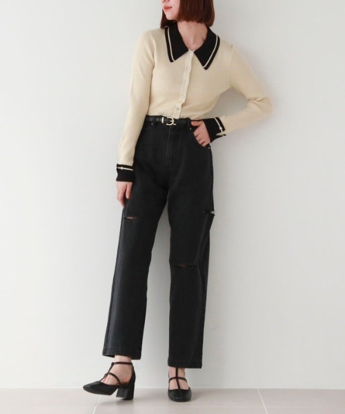 archives(アルシーヴ)の「シンプルベルト(ベルト・レディース・ブラック/ダークブラウン・FREE)」の10枚目の写真