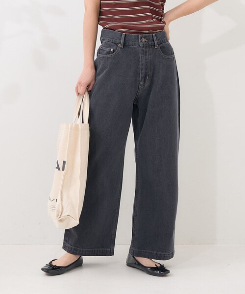 FREAK'S STORE(フリークスストア)の「カーヴィーデニム/カーブデニム(デニムパンツ・レディース・サックスブルー/ブラック/ブルー/ターコイズブルー・MEDIUM/SMALL)」の6枚目の写真