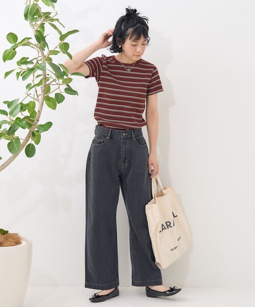 FREAK'S STORE(フリークスストア)の「カーヴィーデニム/カーブデニム(デニムパンツ・レディース・サックスブルー/ブラック/ブルー/ターコイズブルー・MEDIUM/SMALL)」の8枚目の写真