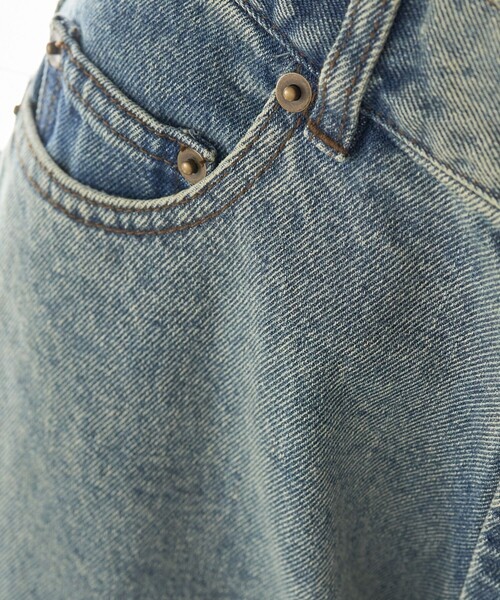 FREAK'S STORE(フリークスストア)の「カーヴィーデニム/カーブデニム(デニムパンツ・レディース・サックスブルー/ブラック/ブルー/ターコイズブルー・MEDIUM/SMALL)」の12枚目の写真