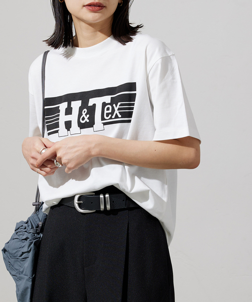 ジャーナル　スタンダード　ウッドストックロゴTシャツ JOURNAL STANDARD（ジャーナルスタンダード）の「別注【HANDTEX