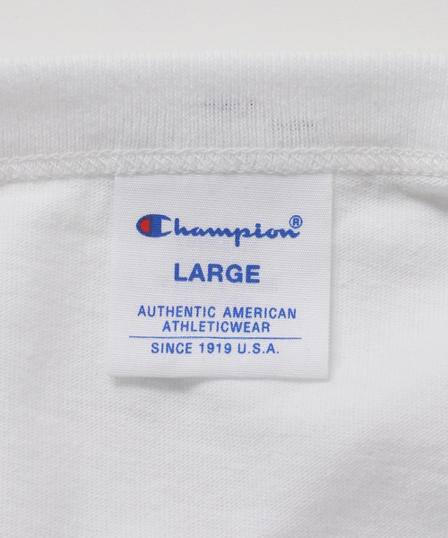 Champion（チャンピオン）の「【Champion/チャンピオン】別注 SHORT SLEEVE College T-SHIRT（Tシャツ/カットソー・レディース・チャコールグレー/グリーン/ホワイト・FREE）」の11枚目の写真
