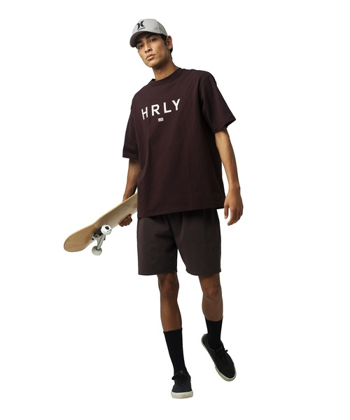 Hurley:ハーレー】 M OVRSZD HRLY SS TEE ヘビーウェイトロゴT