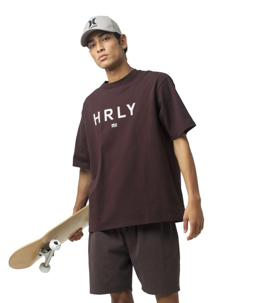 Hurley (ハーレー)の「【Hurley:ハーレー】 M OVRSZD HRLY SS TEE ヘビーウェイトロゴTシャツ(Tシャツ/カットソー・メンズ・ダークグリーン/ブラウン/オリーブ/イエロー・LARGE/MEDIUM/SMALL/X-LARGE)」の5枚目の写真
