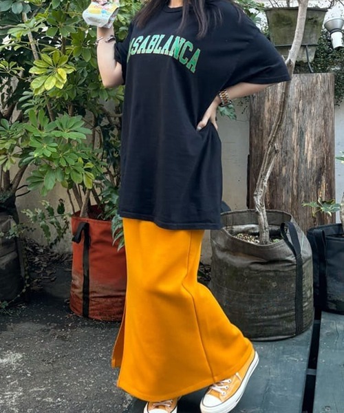 un dix cors（アンディコール）の「CASABLANCAロゴTee（Tシャツ/カットソー・レディース・オレンジ/グリーン/ブラック・FREE）」の8枚目の写真