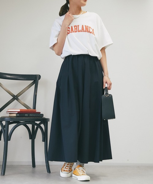 un dix cors（アンディコール）の「CASABLANCAロゴTee（Tシャツ/カットソー・レディース・オレンジ/グリーン/ブラック・FREE）」の10枚目の写真