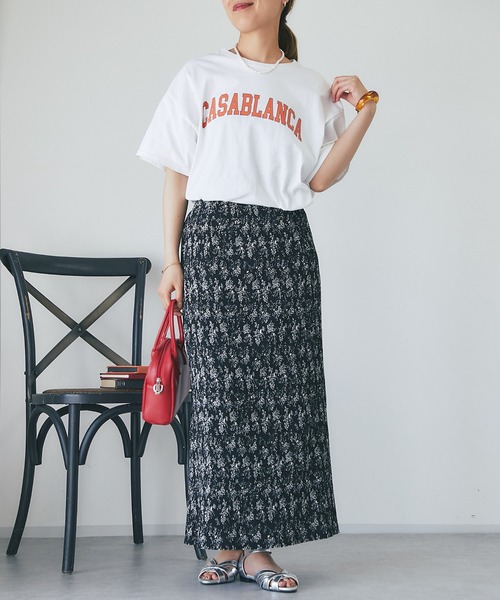 un dix cors（アンディコール）の「CASABLANCAロゴTee（Tシャツ/カットソー・レディース・オレンジ/グリーン/ブラック・FREE）」の17枚目の写真