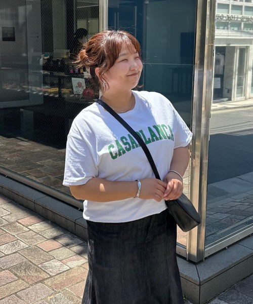 un dix cors（アンディコール）の「CASABLANCAロゴTee（Tシャツ/カットソー・レディース・オレンジ/グリーン/ブラック・FREE）」の20枚目の写真