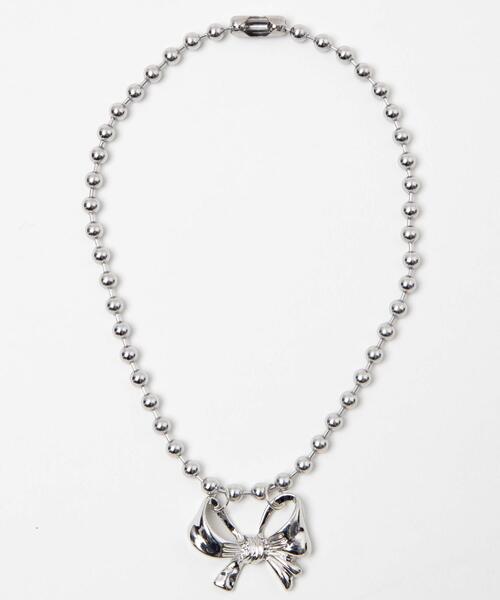 WEGO（ウィゴー）の「WEGO/モチーフボールチェーンネックレス（ネックレス・レディース・その他3/その他2/その他1・FREE）」の4枚目の写真