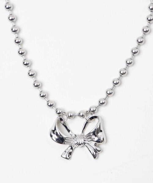 WEGO（ウィゴー）の「WEGO/モチーフボールチェーンネックレス（ネックレス・レディース・その他3/その他2/その他1・FREE）」の5枚目の写真