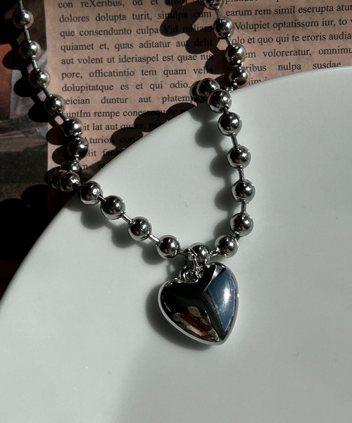 WEGO（ウィゴー）の「WEGO/モチーフボールチェーンネックレス（ネックレス・レディース・その他3/その他2/その他1・FREE）」の3枚目の写真