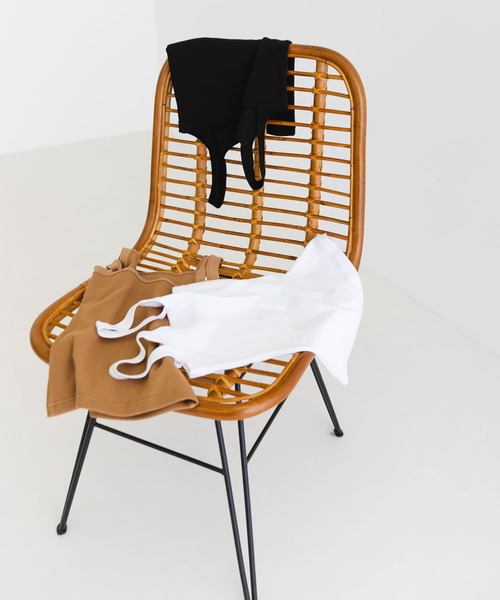 URBAN RESEARCH ROSSO WOMEN（アーバンリサーチ　ロッソ）の「CaRouseLamBRa　CAMISOLE（キャミソール・レディース・モカ/ブラック/ホワイト・OS）」の7枚目の写真