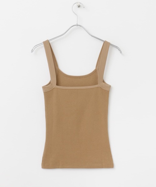 URBAN RESEARCH ROSSO WOMEN（アーバンリサーチ　ロッソ）の「CaRouseLamBRa　CAMISOLE（キャミソール・レディース・モカ/ブラック/ホワイト・OS）」の4枚目の写真