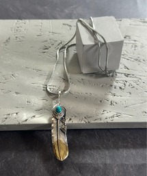 blatto | 【blatto 925silver】925シルバートップ フェザー ネックレス bla-necklace-f001(ネックレス)