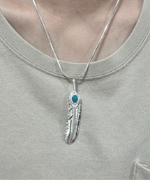 blatto | 【blatto 925silver】925シルバートップ フェザー ネックレス bla-necklace-f001(ネックレス)