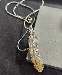 blatto（ブラット）の「【blatto 925silver】925シルバートップ　フェザー　ネックレス　bla-necklace-f001（ネックレス）」