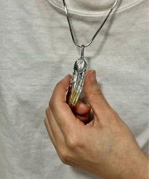 blatto（ブラット）の「【blatto 925silver】925シルバートップ　フェザー　ネックレス　bla-necklace-f001（ネックレス）」