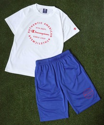 Champion（チャンピオン）の「Champion/チャンピオン 半袖Tシャツ×ハーフパンツ セットアップ 上下セット（ルームウェア/パジャマ・キッズ）」