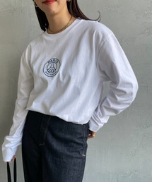 [PARIS SAINT-GERMAIN/パリ・サン＝ジェルマン] PSG刺繍ロゴ ロングスリーブTシャツ
