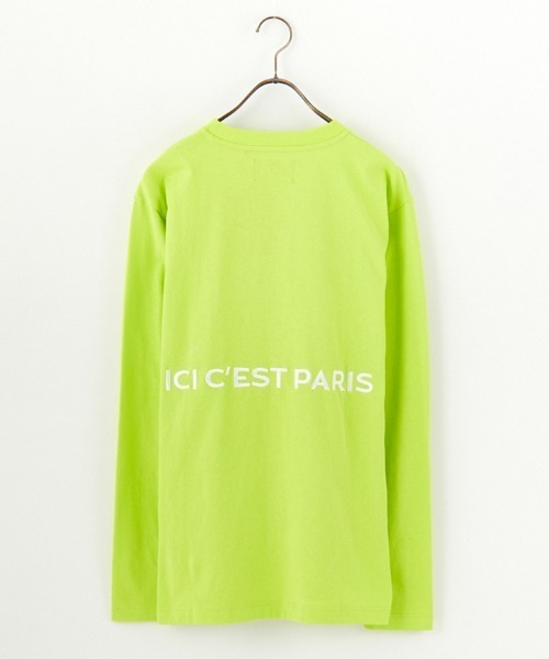 PARIS SAINT-GERMAIN（パリサンジェルマン）の「[PARIS SAINT-GERMAIN/パリ・サン＝ジェルマン] PSG刺繍ロゴ ロングスリーブTシャツ（Tシャツ/カットソー・レディース・ホワイト/ライトグリーン/ブラック・M/L）」の5枚目の写真