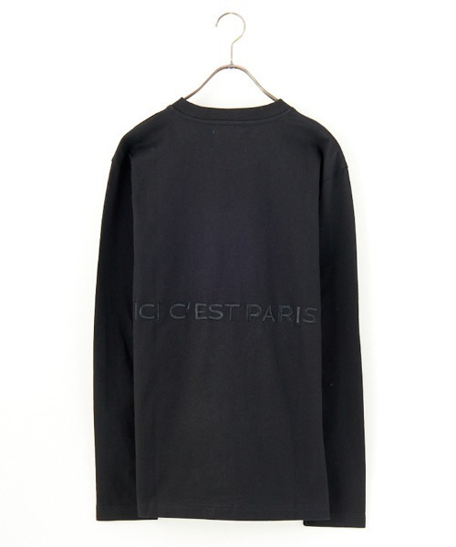 PARIS SAINT-GERMAIN（パリサンジェルマン）の「[PARIS SAINT-GERMAIN/パリ・サン＝ジェルマン] PSG刺繍ロゴ ロングスリーブTシャツ（Tシャツ/カットソー・レディース・ホワイト/ライトグリーン/ブラック・M/L）」の4枚目の写真