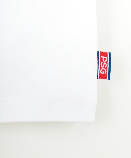 PARIS SAINT-GERMAIN（パリサンジェルマン）の「[PARIS SAINT-GERMAIN/パリ・サン＝ジェルマン] PSG刺繍ロゴ ロングスリーブTシャツ（Tシャツ/カットソー・レディース・ホワイト/ライトグリーン/ブラック・M/L）」の10枚目の写真