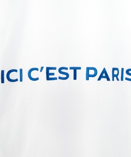 PARIS SAINT-GERMAIN（パリサンジェルマン）の「[PARIS SAINT-GERMAIN/パリ・サン＝ジェルマン] PSG刺繍ロゴ ロングスリーブTシャツ（Tシャツ/カットソー・レディース・ホワイト/ライトグリーン/ブラック・M/L）」の8枚目の写真