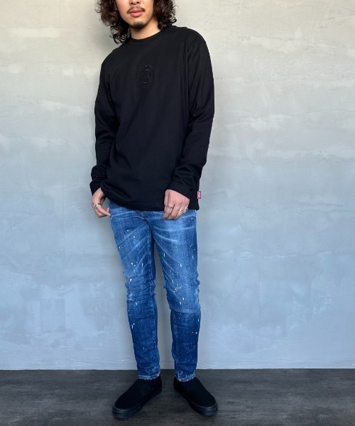 PARIS SAINT-GERMAIN（パリサンジェルマン）の「[PARIS SAINT-GERMAIN/パリ・サン＝ジェルマン] PSG刺繍ロゴ ロングスリーブTシャツ（Tシャツ/カットソー・レディース・ホワイト/ライトグリーン/ブラック・M/L）」の17枚目の写真