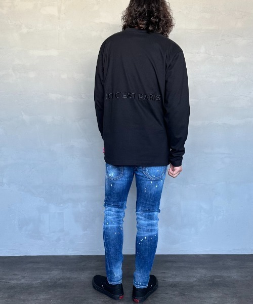 PARIS SAINT-GERMAIN（パリサンジェルマン）の「[PARIS SAINT-GERMAIN/パリ・サン＝ジェルマン] PSG刺繍ロゴ ロングスリーブTシャツ（Tシャツ/カットソー・レディース・ホワイト/ライトグリーン/ブラック・M/L）」の18枚目の写真
