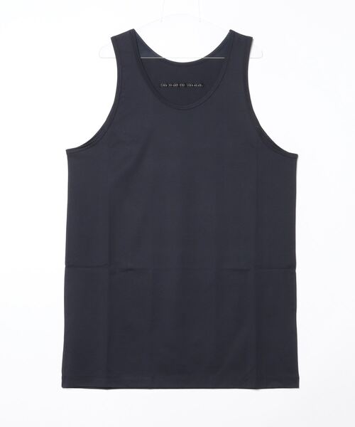 my beautiful landlet（マイビューティフルランドレット）の「【my beautiful landlet】MERCERIZATION JERSEY BIG TANK TOP（タンクトップ・メンズ・ブラック/ベージュ/ネイビー/パープル/ホワイト・FREE）」の17枚目の写真