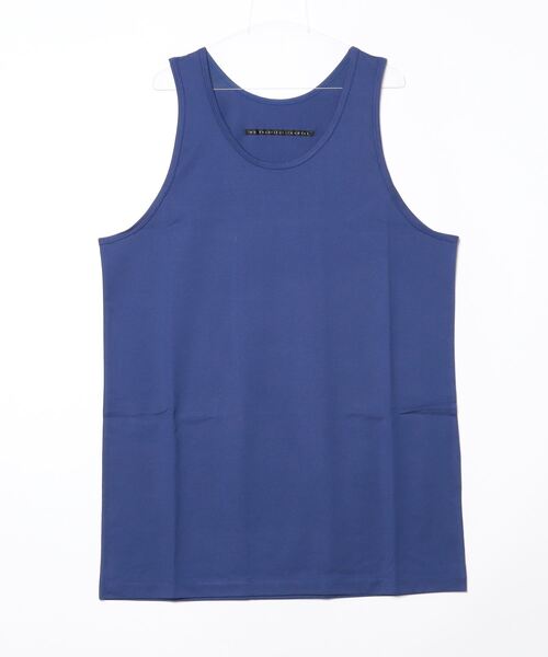 my beautiful landlet（マイビューティフルランドレット）の「【my beautiful landlet】MERCERIZATION JERSEY BIG TANK TOP（タンクトップ・メンズ・ブラック/ベージュ/ネイビー/パープル/ホワイト・FREE）」の19枚目の写真